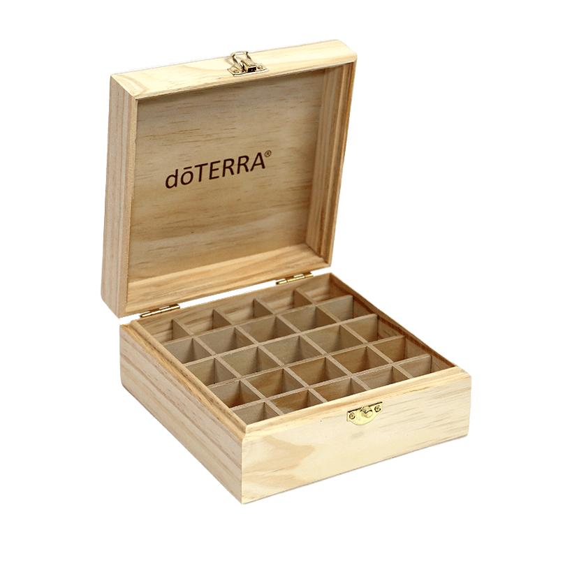 dōTERRA Logo Engraved Wooden Box